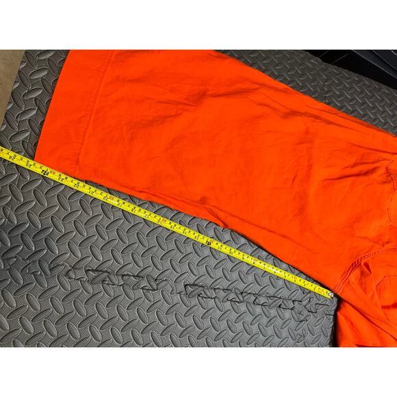 Maeve Pants Women's 20W Orange The Colette High Rise Wide Leg Linen Anthro - Picture 7 of 8